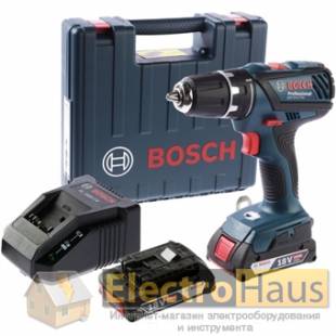 Аккумуляторная дрель-шуруповерт BOSCH GSR 18-2-LI Plus